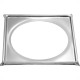 Porta Grelha Inox Hidrolar Quadrada 15Cm 30577 Porta Grelha Inox Hidrolar Quadrada 15Cm 30577