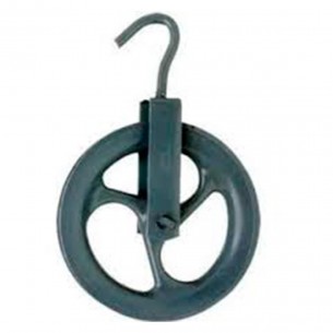 Roldana Para Poco Biehl 08Cm Capacidade 50Kg ''Gancho''