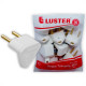 Pino Triangulo 2 Polos Luster 10A Branco 2046 - Kit C/10 Pino Triangulo 2 Polos Luster 10A Branco 2046 - Kit C/10