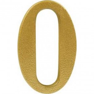Numero Colonial Pvc Caiado 0 - Kit C/10