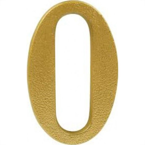 Numero Colonial Pvc Caiado 0 - Kit C/10
