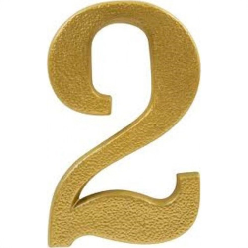 Numero Colonial Pvc Caiado 2 - Kit C/10