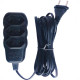 Extensao Elite Tripolar Paralelo 2X0,75 Preta 3M 665