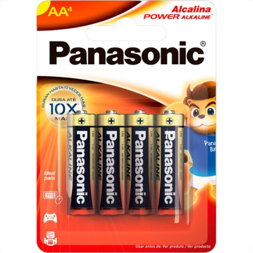 Pilha Panasonic Alcalina Pequena Aa Cartela 4 Pecas Lr6Xab/4B192 Pilha Panasonic Alcalina Pequena Aa Cartela 4 Pecas Lr6Xab/4B192