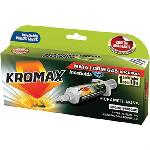 Anti Formiga Kromax Gel 10G Bisnaga 013-003 Anti Formiga Kromax Gel 10G Bisnaga 013-003
