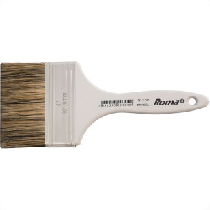 Pincel Trincha Pintura Roma 312 X 1.1/2'' Sintetica Branca 312-004 - Kit C/12
