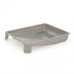 Bandeja De Plastico Roma 23Cm Cinza 4 2123