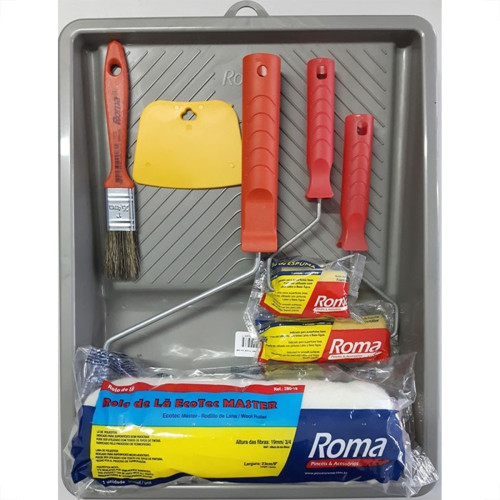 Kit Pintura Roma Flex Com 7Pecas 665 02 Kit Pintura Roma Flex Com 7Pecas 665 02