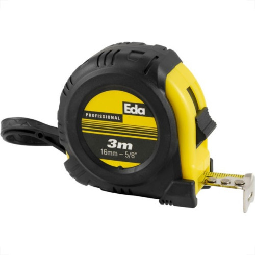 Trena Eda Emborrachada 3M/16Mm Com Trava 8Bl Trena Eda Emborrachada 3M/16Mm Com Trava 8Bl