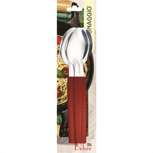 Colher Simonaggio Mesa Belize 3Pecas Vermelha 101.103.0101.007 Colher Simonaggio Mesa Belize 3Pecas Vermelha 101.103.0101.007