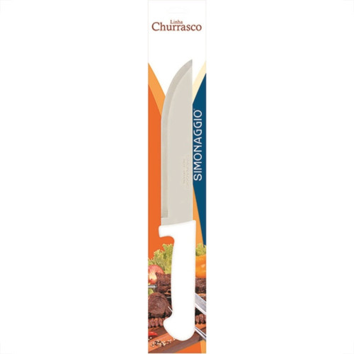 Faca Simonaggio Cozinha 7'' Inox Cabo Branco 001.101.0324.001 Faca Simonaggio Cozinha 7'' Inox Cabo Branco 001.101.0324.001