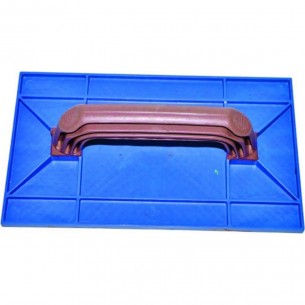 Desempenadeira Pvc Zumplast 12X22 Corrugada Azul 2273