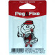 Cartela Abracadeira Rosca Sem Fim (B)5/8 X 3/4'' Peg&Fixe Com 1 Peca Aasf/03