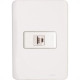 Conjunto Tomada Fone Perlex Aro Com Placa(Rj11) 7365 Conjunto Tomada Fone Perlex Aro Com Placa(Rj11) 7365