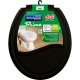 Assento Sanitario Herc Prime Almofadado Preto 2392