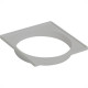Porta Grelha Quadrada Amanco Cinza 15Cm 11770 Porta Grelha Quadrada Amanco Cinza 15Cm 11770