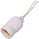 Soquete Com Rabicho Nylon Ilumi Branco 2A E-27 1612Pct - Kit C/10 Soquete Com Rabicho Nylon Ilumi Branco 2A E-27 1612Pct - Kit C/10