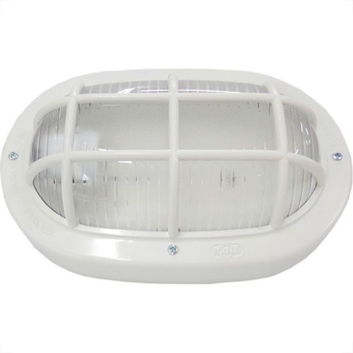 Luminaria Tartaruga Pvc Ilumi Oval Branca 16110 Luminaria Tartaruga Pvc Ilumi Oval Branca 16110