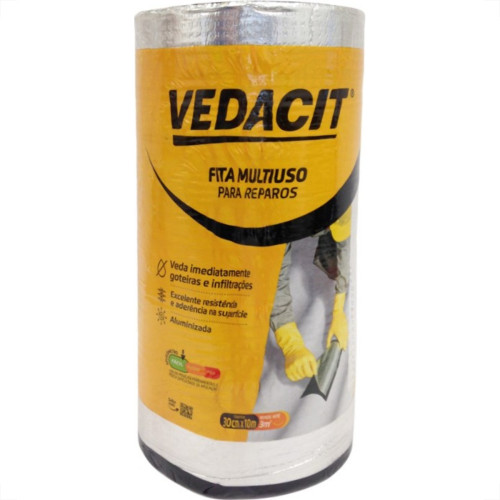 Fita Veda Tudo Otto Baumgart 30Cm X 10M 121820 Fita Veda Tudo Otto Baumgart 30Cm X 10M 121820