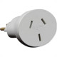 Pino Adaptador (Entrada =3 Redondo/Saida =3 Chato) Ilumi 20A Cinza 1216Pct - Kit C/10 Pino Adaptador (Entrada =3 Redondo/Saida =3 Chato) Ilumi 20A Cinza 1216Pct - Kit C/10