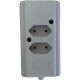 Tomada Barra Interneed Dupla 10A 2 Polos Cinza 69362 Tomada Barra Interneed Dupla 10A 2 Polos Cinza 69362