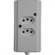 Tomada Barra Interneed Dupla 10/20A 2 Polos +Terra Branca 68976 Tomada Barra Interneed Dupla 10/20A 2 Polos +Terra Branca 68976