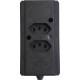 Tomada Barra Interneed Dupla 10/20A 2 Polos +Terra Preta 68945 Tomada Barra Interneed Dupla 10/20A 2 Polos +Terra Preta 68945