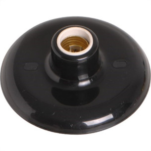 Plafonier Pvc Ilumi Preto Redondo Soquete Porcelana E27 18081 Plafonier Pvc Ilumi Preto Redondo Soquete Porcelana E27 18081