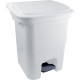 Lixeira Plasvale Com Pedal 50L Branca Quadrada Lixeira Plasvale Com Pedal 50L Branca Quadrada