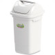 Lixeira Plasvale Basculante 14L Branca 