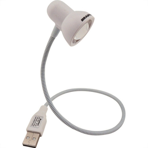 Luminaria Led Brasfort Para Usb 7843 Luminaria Led Brasfort Para Usb 7843