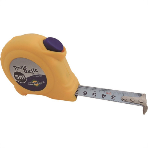 Trena Brasfort Auto-Trava Basica 5M/19Mm 7751 Trena Brasfort Auto-Trava Basica 5M/19Mm 7751
