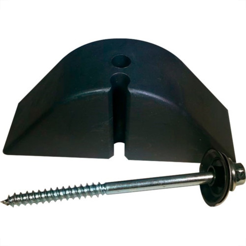 Calco Para Telha Ondulada 2 Furos Preto 10 Pecas Kit 387320 Calco Para Telha Ondulada 2 Furos Preto 10 Pecas Kit 387320