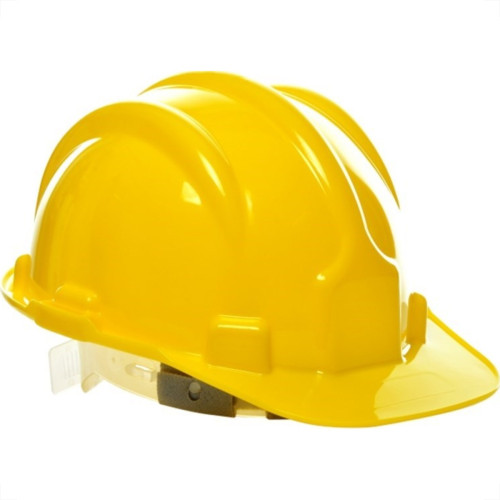 Capacete Com Carneira Plastcor Plastico Amarelo Capacete Com Carneira Plastcor Plastico Amarelo
