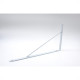 Suporte Prateleira Overtime Leve Branco 30Cm Peca 160003 - Kit C/12 Suporte Prateleira Overtime Leve Branco 30Cm Peca 160003 - Kit C/12