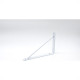 Suporte Prateleira Overtime Forte Branco 20Cm Peca 170001 - Kit C/12 Suporte Prateleira Overtime Forte Branco 20Cm Peca 170001 - Kit C/12