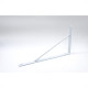 Suporte Prateleira Overtime Forte Branco 30Cm Peca 170003 - Kit C/12 Suporte Prateleira Overtime Forte Branco 30Cm Peca 170003 - Kit C/12