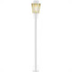 Poste Jardim Ideal Sextavado 1,76M P9 Branco Policarbonato 2272 Poste Jardim Ideal Sextavado 1,76M P9 Branco Policarbonato 2272