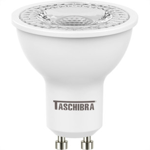 Lampada Led Dicroica Gu10 Taschibra 04,3W 3000K