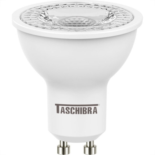 Lampada Led Dicroica Gu10 Taschibra 04,3W 3000K
