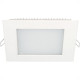 Luminaria Led Plafon Taschibra Embutir Quadrado 06W 3000K 12Cm 