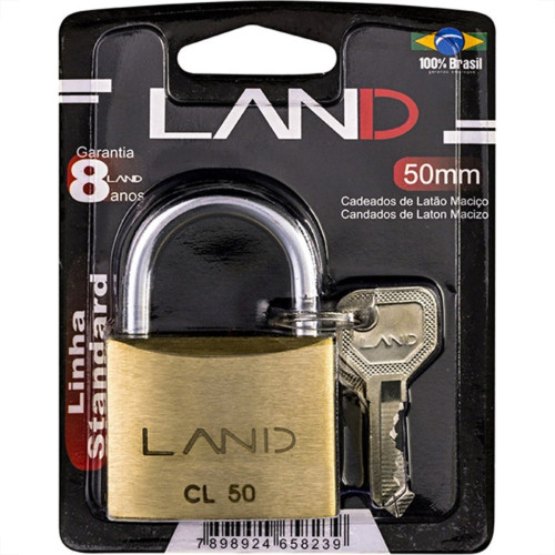 Cadeado Land 50Mm Blister 2545 Cadeado Land 50Mm Blister 2545