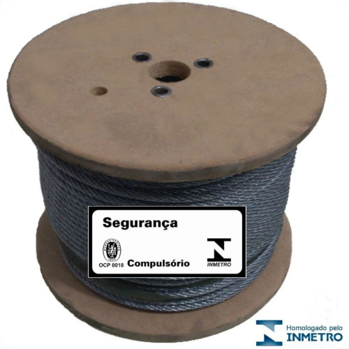 Cabo Aco Lobo 6X 7 8,00Mm 5/16 200M 9 Cabo Aco Lobo 6X 7 8,00Mm 5/16 200M 9