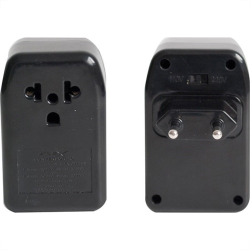 Conversor De Voltagem Flexgold Com Adaptador Fx-Cv/Plus