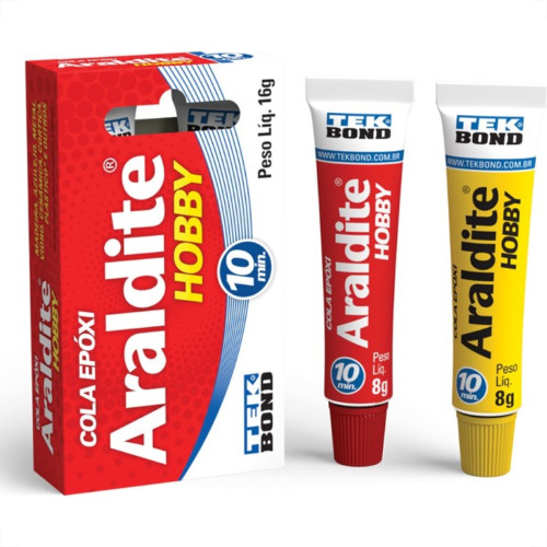 Araldite Tekbond Hobby 10 Minutos 16 Gramas 
