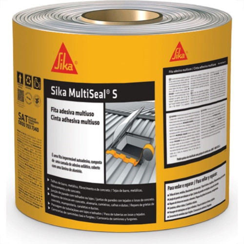 Fita Veda Tudo Sika Multiseal 15Cm X 10M 501547 Fita Veda Tudo Sika Multiseal 15Cm X 10M 501547