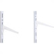 Suporte Prateleira Multivisao Aco Simples Branco 20Cm Trilho Ss-20 Suporte Prateleira Multivisao Aco Simples Branco 20Cm Trilho Ss-20