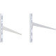 Suporte Prateleira Multivisao Aco Simples Branco 30Cm Trilho Ss-30 Suporte Prateleira Multivisao Aco Simples Branco 30Cm Trilho Ss-30