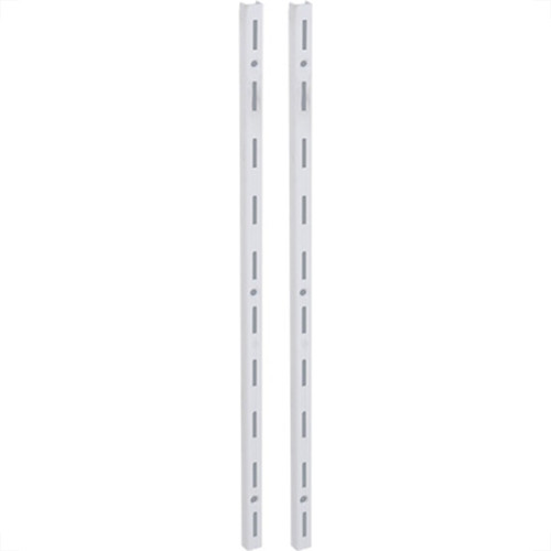 Trilho Prateleira Multivisao Aco Simples Branco 1,5m Ts-150 Trilho Prateleira Multivisao Aco Simples Branco 1,5m Ts-150