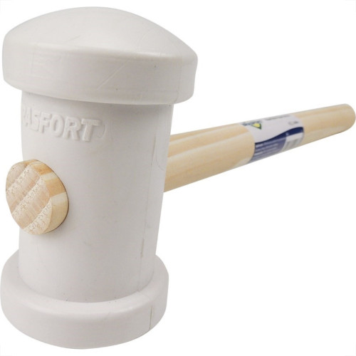 Martelo Azulejista Borracha Brasfort Medio Branco 7876 Martelo Azulejista Borracha Brasfort Medio Branco 7876